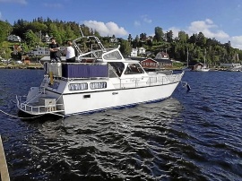 Holländsk stålbåt på 37 fot, (BYTES)