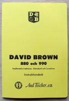 Instruktionsbok David Brown 880 och 990