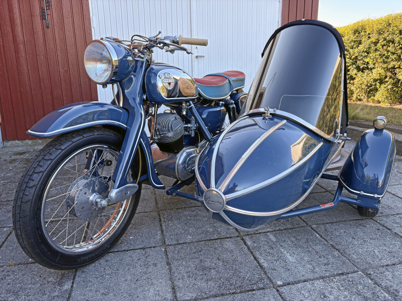 NSU Pretis Maxi -68 med sidovagn