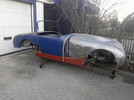Austin Healey Frogeye renoveringsobjekt säljes