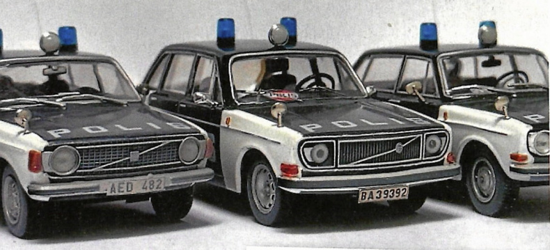 Volvo Polisbilar 1/43