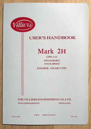 Instruktionsbok Villiers  Mark 2H