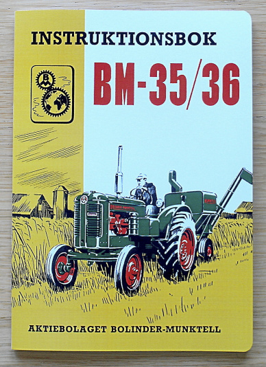 Instruktionsbok Volvo traktor BM-35/36
