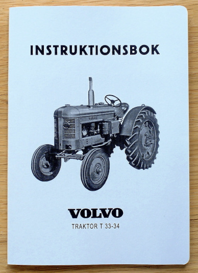 Instruktionsbok Volvo T33-T34
