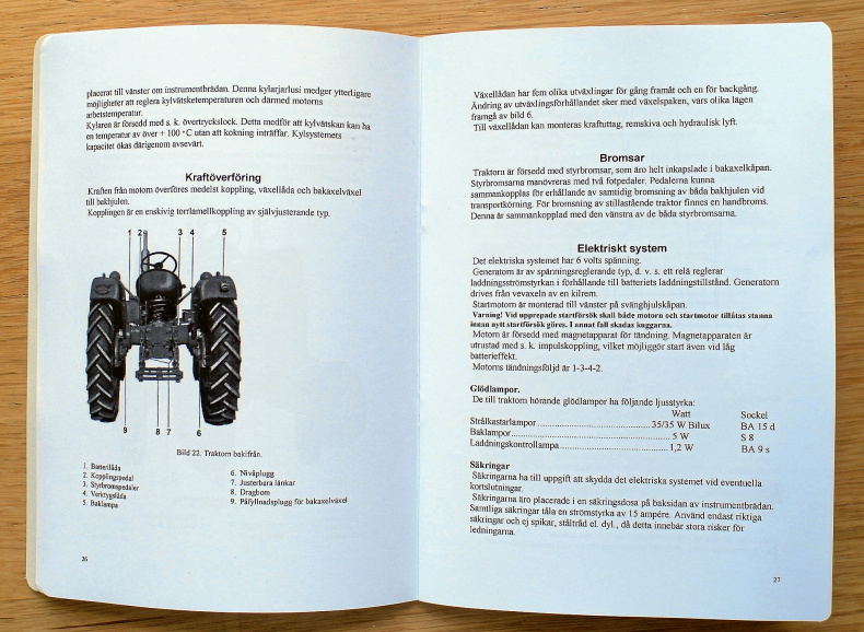 Instruktionsbok Volvo T33-T34