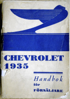 Chevrolet försäljarhandbok 1935 på svenska
