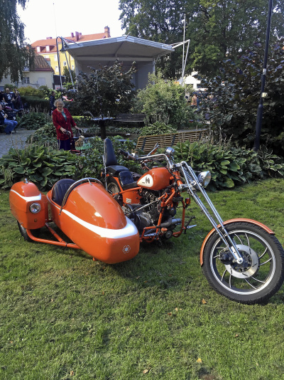 Chopper med sidovagn