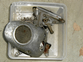 Ett parti beg. Jawa/CZ-delar