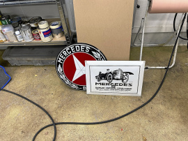 Emaljskyltar Mercedes