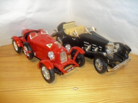 1:18 Alfa Romeo 2300 -34 Mercedes 500 K -36