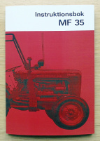 Instruktionsbok Massey Ferguson MF 35
