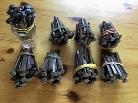 Gammal smidd spik, klippspik längd 5 cm