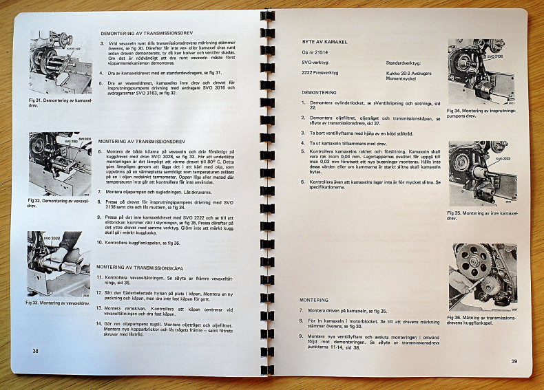 Verkstadshandbok Volvo BM Motor 1113A