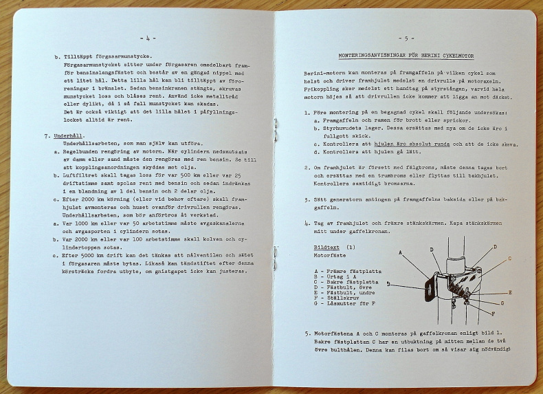Manualer till Berini M31 påhängsmotor