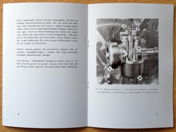 Instruktionsbok KULI Påhängsmotor / Cykelmotor