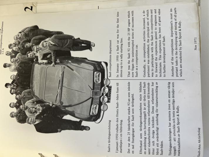 SAAB Sport Sport&amp;Rally katalog