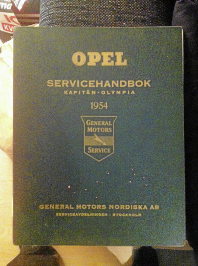 Opel Servicehandbok 1954