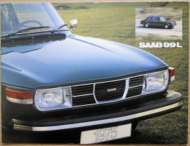 Broschyr Saab 99L 1975