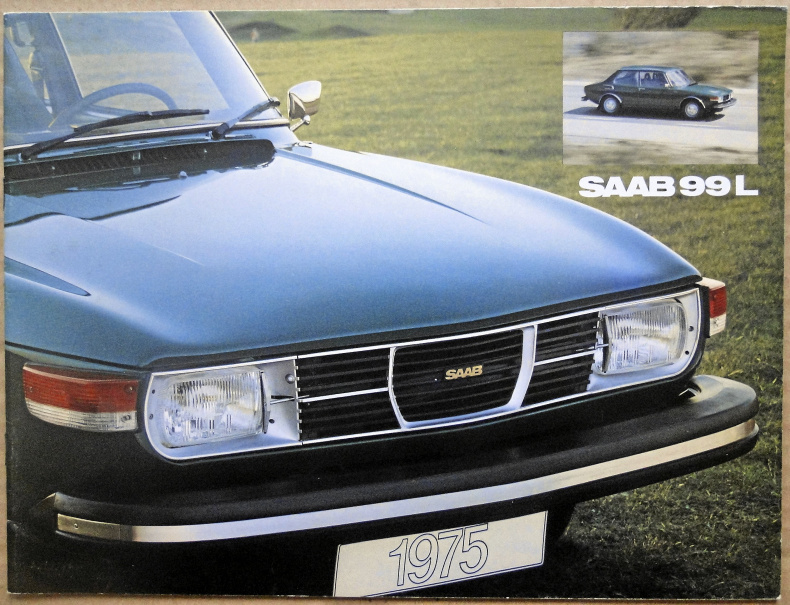 Broschyr Saab 99L 1975