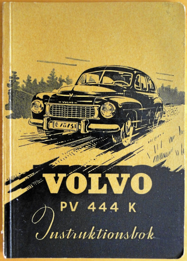 Volvo PV 444 K instruktionsbok 1956 handbok