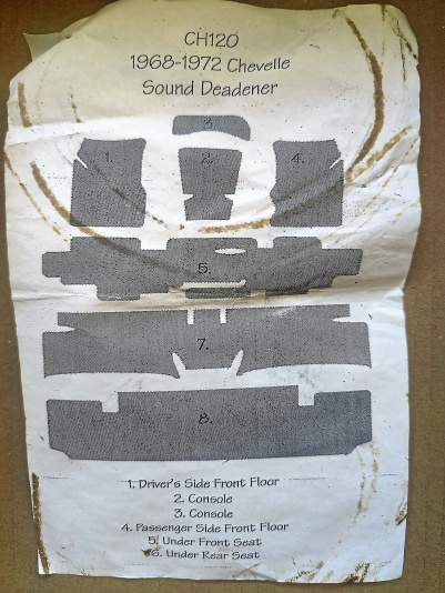 Repops Sound deadener GM A-body