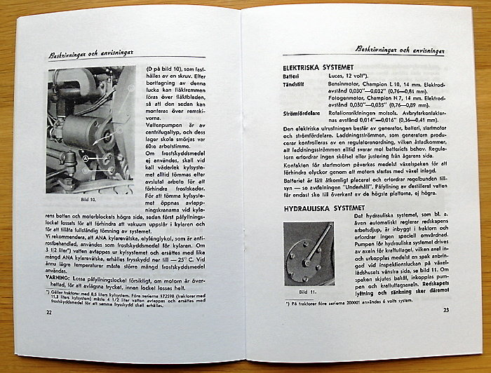 Instruktionsbok Massey Ferguson Grålle