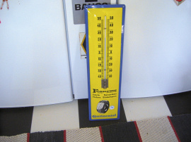 Emaljskylt / termometer