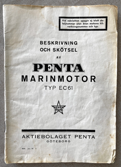 PENTA MARINMOTOR EC61