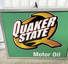 Quaker State Ljusskylt