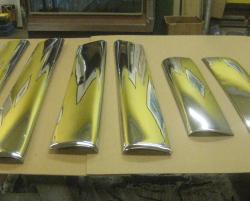 Kaiser 1951-1953 NOS breda sidolister