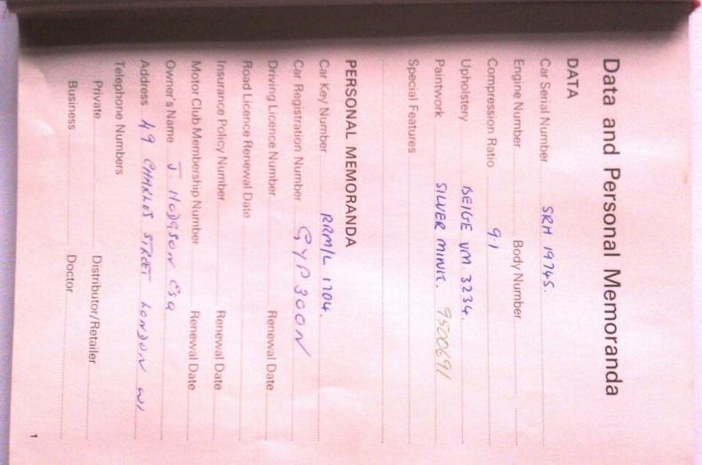 1973 Rolls-Royce & Bentley T-serien.