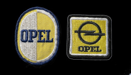 OPEL Broderade tygmärken