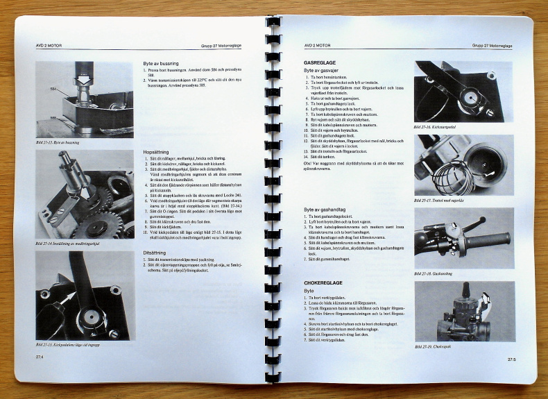 Verkstadshandbok Husqvarna 258 Militär MC