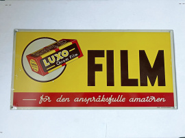 REKLAM SKYLT  LUX FILM