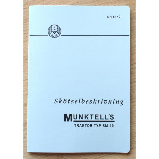 Instruktionsbok Munktell Traktor BM-10