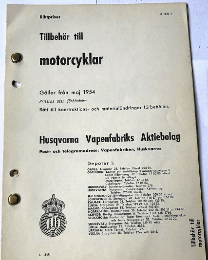 Tillbehörskatalog