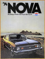 Broschyr Chevrolet Nova 1974