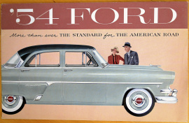 Broschyr Ford 1954