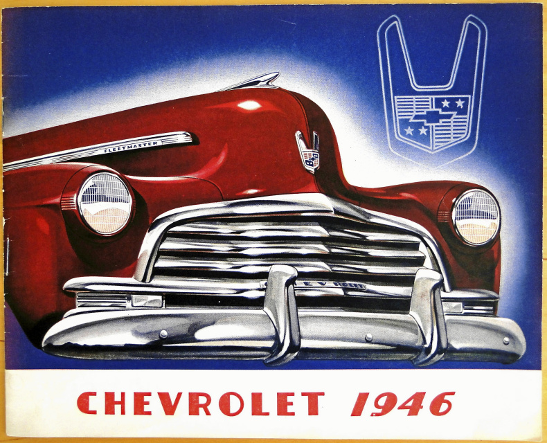 Broschyr Chevrolet 1946 på svenska