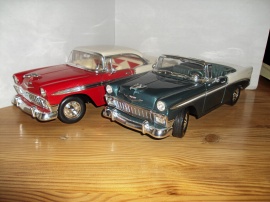 1:18 Chevrolet Bel Air -56 vanlig och cab