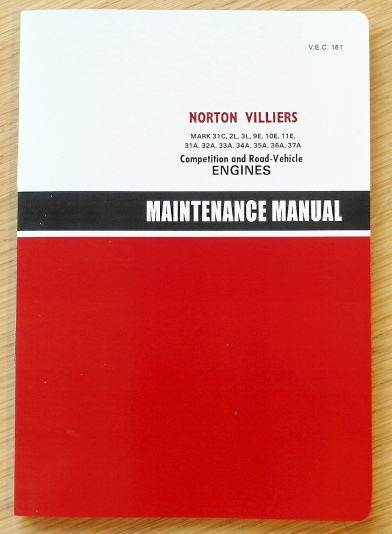 Verkstadshandbok till Norton Villiers motorer