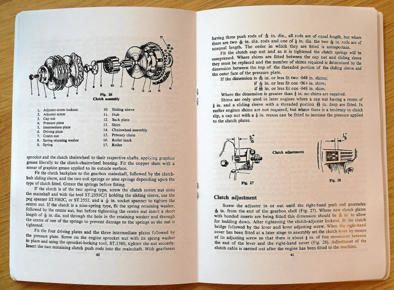 Verkstadshandbok till Norton Villiers motorer