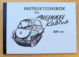 Instruktionsbok till Heinkel Kabine 200 cc