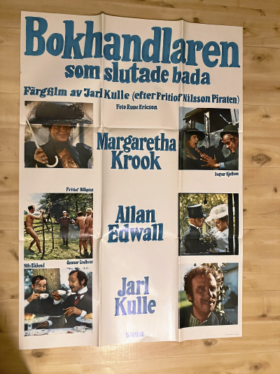 Bio affisch Bokhandlaren som slutade bada