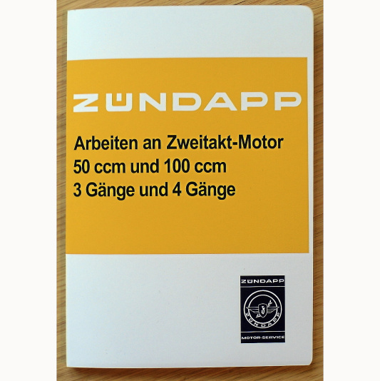 Verkstadshandbok Zündapp 3 och 4 vxl motorer.