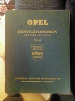 Gammal servicehandbok Opel