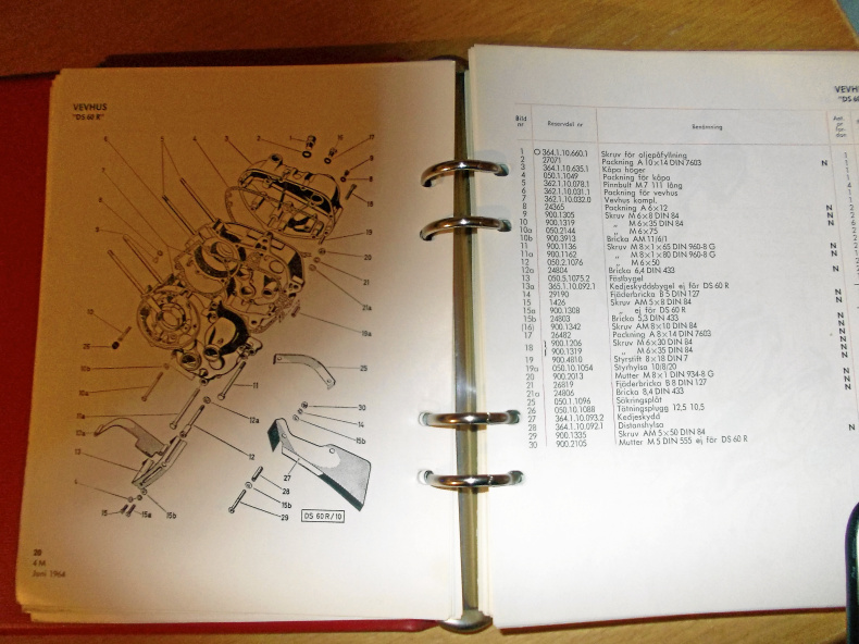 PUCH reservdelskatalog 1956-64