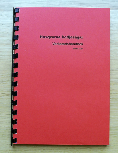 Verkstadshandbok till Husqvarna motorsågar