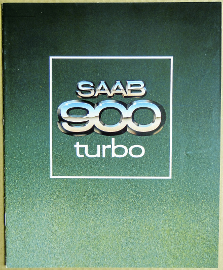 Broschyr Saab 900 Turbo 1979