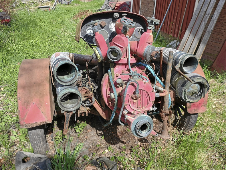 Brandspruta Albin motor